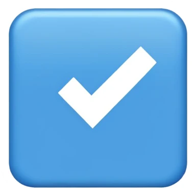 can u make roblox blue square checkmark sticker