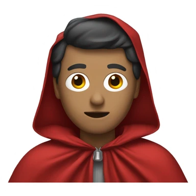 dummy with a red cape sticker