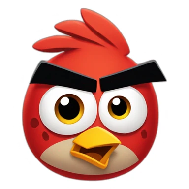 angry birds red sticker