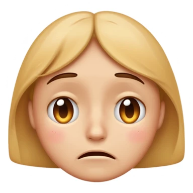 so like a sad face 🥺 and mix of this☺️ and this😔, like someone is sad because you ignore them but they have that cute smiley face with watery but not watery eyes and you cant say no to them, but make it classic emoji not woman or man emoji sticker