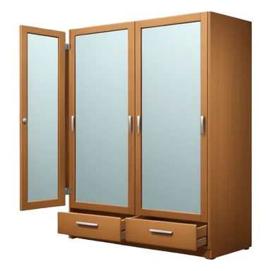 wardrobe modern closed mirror door sticker