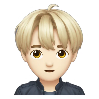 kpop-baekhyun-bangs sticker