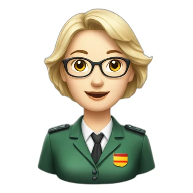 female german school head of admin in vietnam sticker