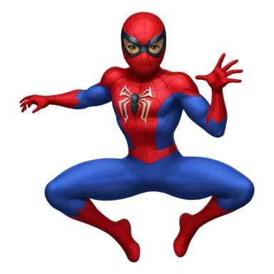 Web-Slinger hero fake sticker