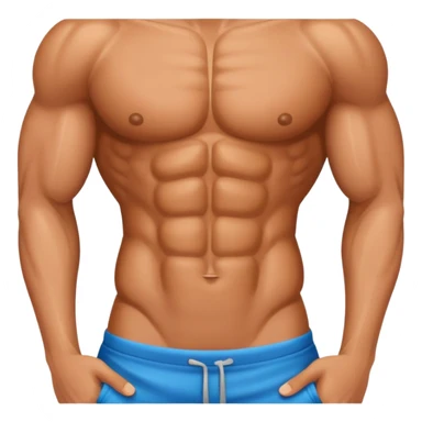 abdominal muscles sticker