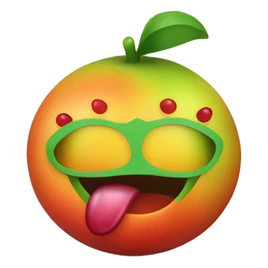 Genetically modified fruit creation process sticker