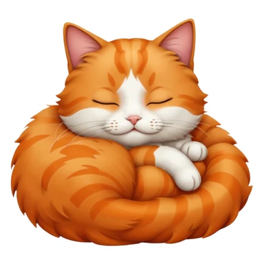 cat sleeping in dreems sticker