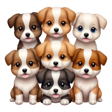 Puppies sticker