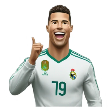 Ronaldo's selebration sticker