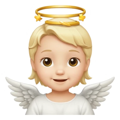 baby angel sticker