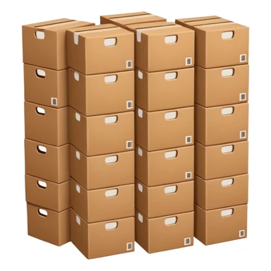 stack of many beer boxes sticker