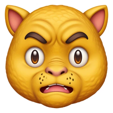 The 🤪 emoji but it looks like a beast sticker