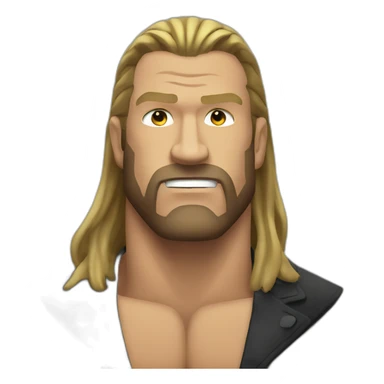 Triple h sticker