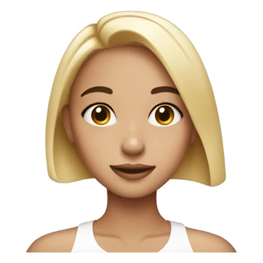 Girl with skincare  sticker