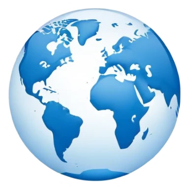 A minimalist and modern logo representing a '.com' domain. Featuring a global internet theme with blue and white tones, sleek and professional design. It may include a small globe icon, a mouse cursor, or a link symbol sticker