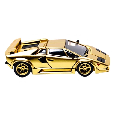 Сделай золотую машинку HotWheels Lamborhini Countach sticker