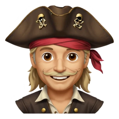 pirate captain  sticker