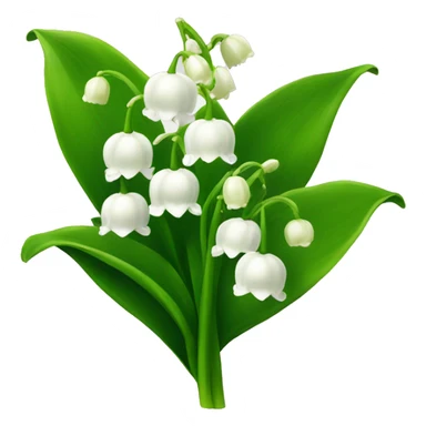 Lily of the valley sticker