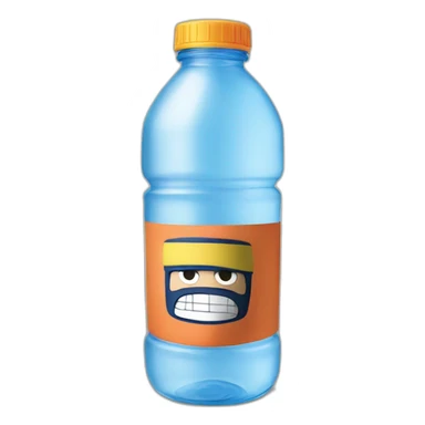 Naruto drink water sticker