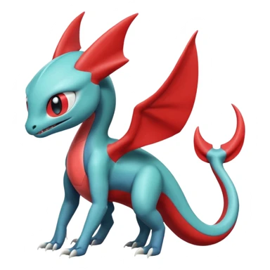 Meloetta-Inteleon-Toothless-Salamence-Salandit-Latias-Fakémon-creature-hybrid sticker