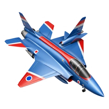 the french mirage fighter jet with the french flag behind it sticker