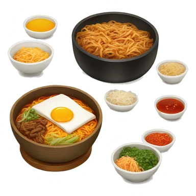 Korean food sticker