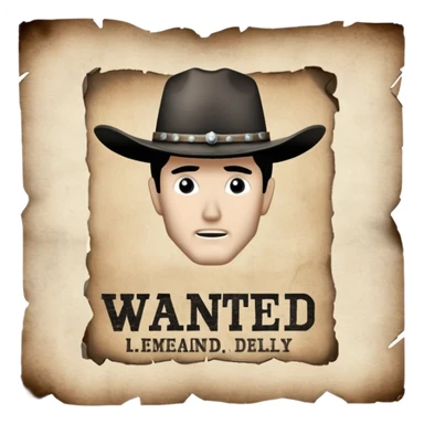 Wanted dead or live sticker