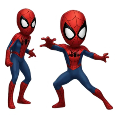 Spider man sur dark vodor sticker