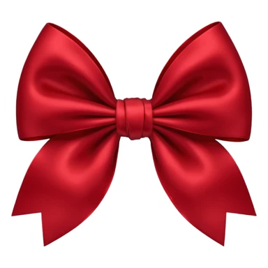 dark red bow sticker