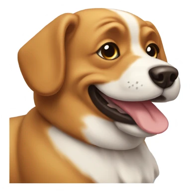 croissant dog  sticker