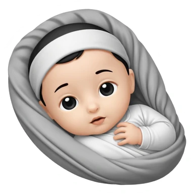 Newborn B&W Photoshoot sticker