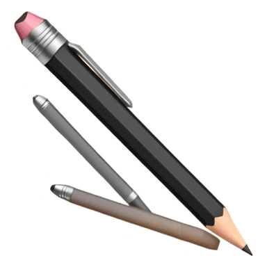 Black Pensil with text ALPINA  sticker