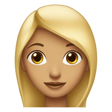 blond hair Arabian girl sticker