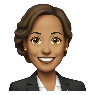 Bald Kamala Harris  sticker