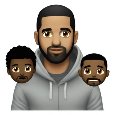 Drake with Kendrick Lamar  sticker