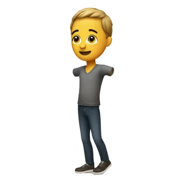 standing on one leg sticker