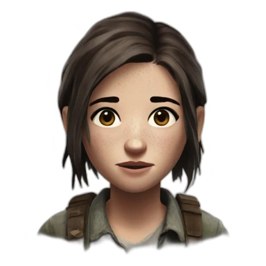 Ellie de the last of us sticker