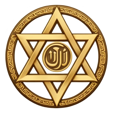 tetragrammaton in elegant Hebrew calligraphy sticker