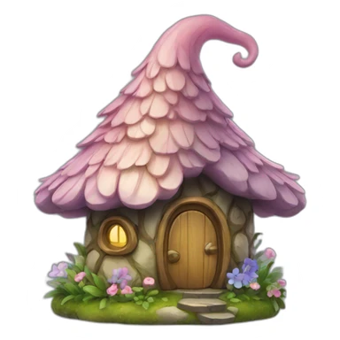fairy house sticker