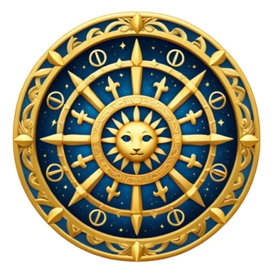 Zodiac Wheel sticker