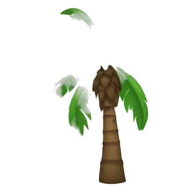 Palm tree with coconuts sticker