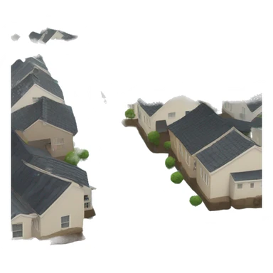 flood in a town sticker