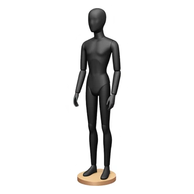 black faceless mannequin  sticker