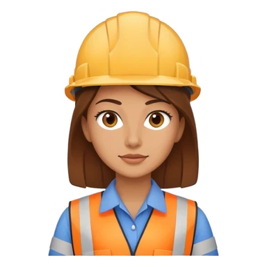 Female civil engineer  sticker