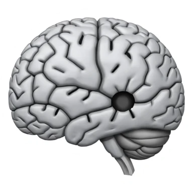 Brain showing hole sticker