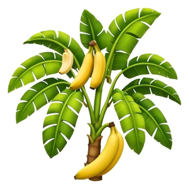 banana tree sticker