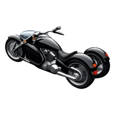 An icon showing a car and a motorcycle speeding through a winding road, with the car’s sleek silhouette blending into the curve of the road while the motorcycle zips past. The scene should capture the thrill of the ride, the freedom of the open road. transparent background. sticker