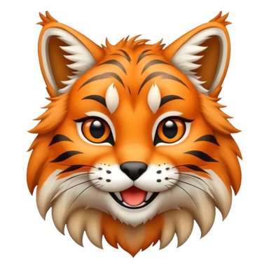 furry lynx happy sticker