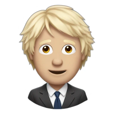 boris johnson's fursona sticker