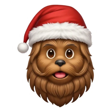 chewbacca christmas sticker